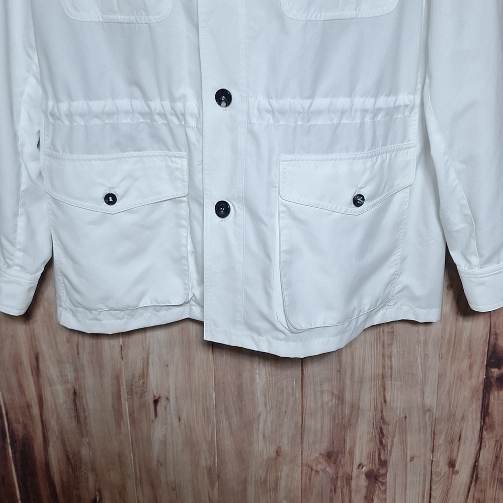 NWT Manto mens White Safari jacket, de Ball, Belseta, size 52 or US 42, Medium - Picture 3 of 15